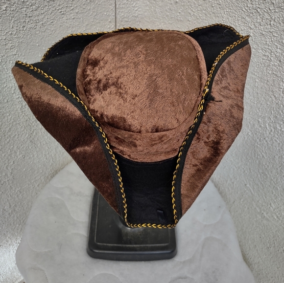 Teetot Pirate Hat Velvety Halloween Costume Party Cosplay Festival Themed Event - Picture 2 of 10